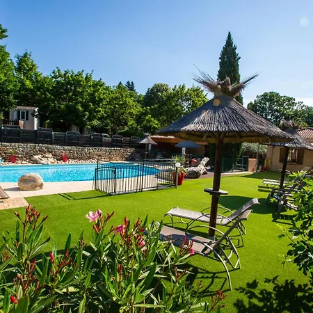 Camping Les Cruses Ribes Exterior foto