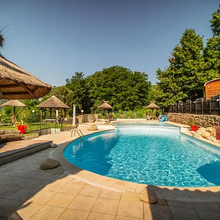 Camping Les Cruses Ribes Exterior foto