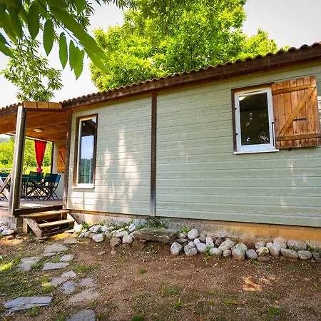 Camping Les Cruses Ribes Exterior foto