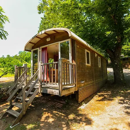 Camping Les Cruses Ribes Exterior foto